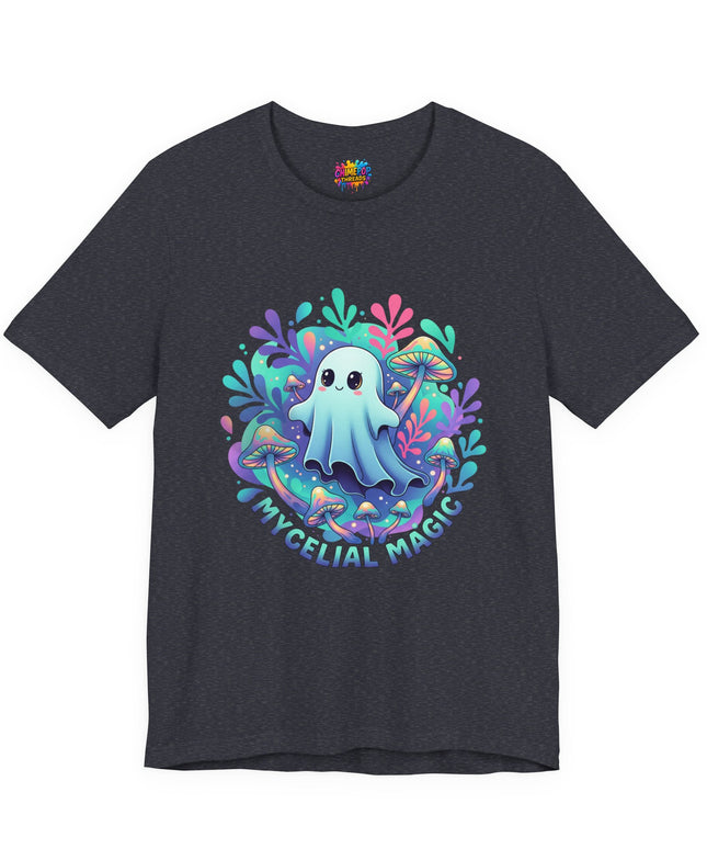 Mycelial Magic Blue Glow Ghost Tee