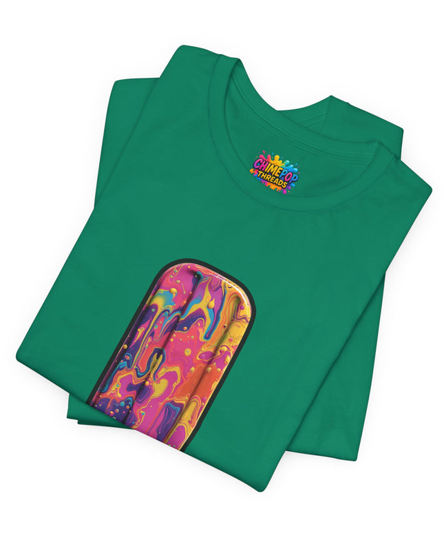 Psychedelic Rainbow Popsicle Drip Tee