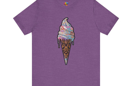 Baroque Marble Swirl Ice Cream Tee