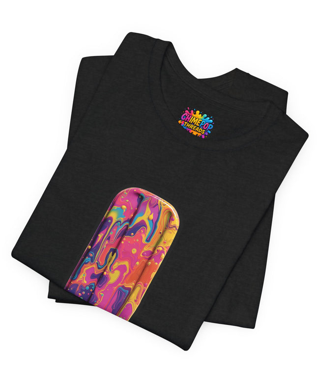 Psychedelic Rainbow Popsicle Drip Tee