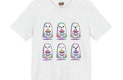 Shopify Title: Rainbow Drip Ghost Tee