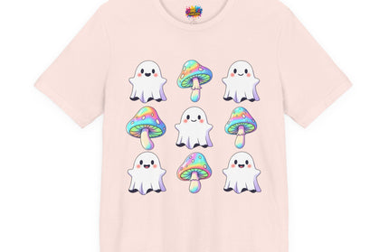 Kawaii Ghost Mushroom Tee