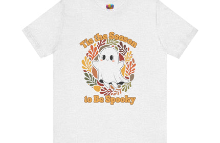 Tis The Season Spooky Black Ghost Tee