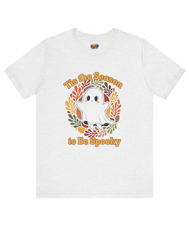Tis The Season Spooky Black Ghost Tee