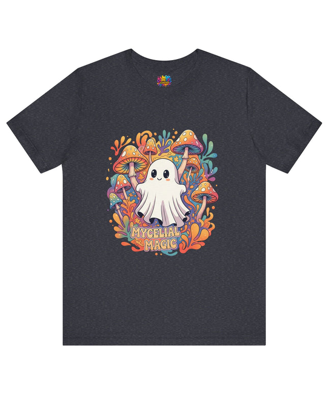 Mycelial Magic Orange Glow Ghost Tee