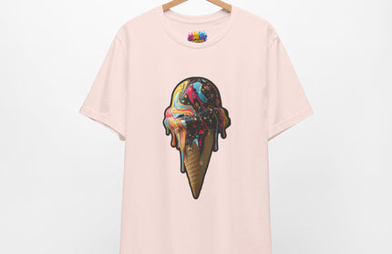 Pastel Marble Swirl Ice Cream Tee