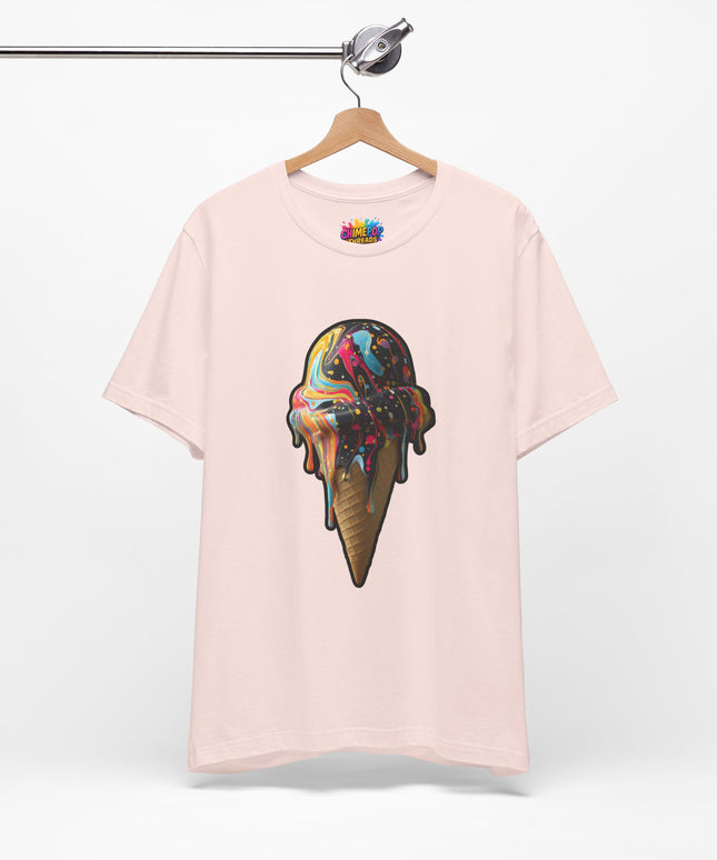 Pastel Marble Swirl Ice Cream Tee