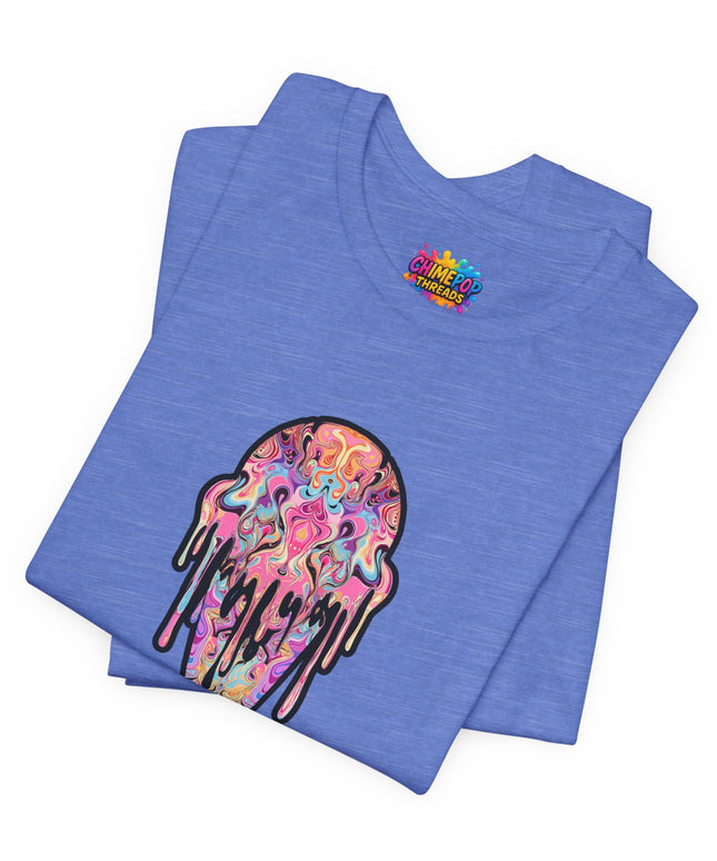 Pastel Ice Cream Symmetrical Drip Tee