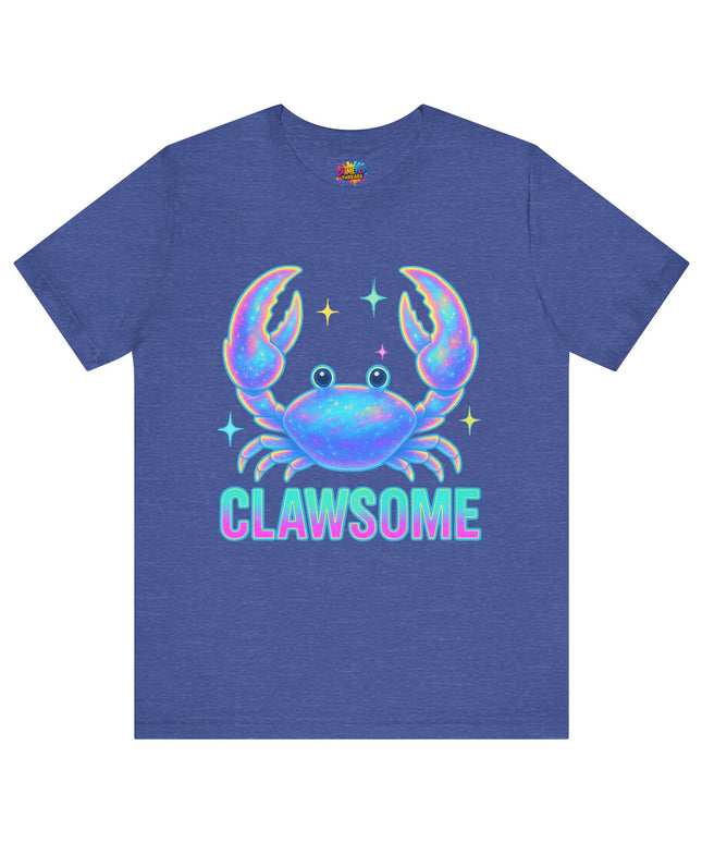 CLAWSOME Neon Crab Tee - Ocean Lover T-Shirt