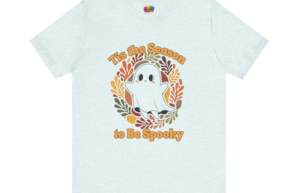 Tis The Season Spooky Black Ghost Tee