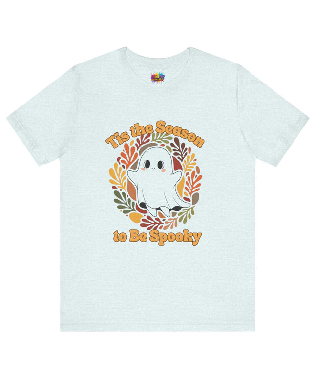 Tis The Season Spooky Black Ghost Tee