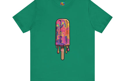 Psychedelic Rainbow Popsicle Drip Tee