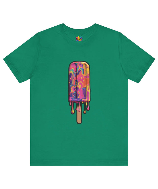 Psychedelic Rainbow Popsicle Drip Tee
