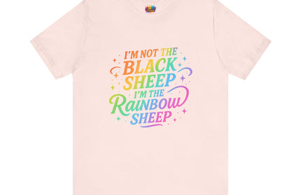 Rainbow Sheep Quote Tee
