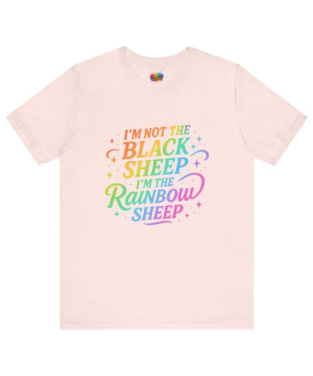 Rainbow Sheep Quote Tee