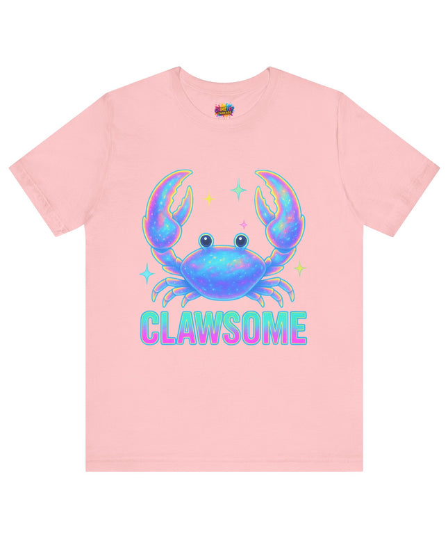 CLAWSOME Neon Crab Tee - Ocean Lover T-Shirt
