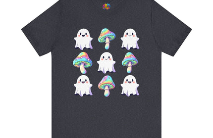 Kawaii Ghost Mushroom Tee