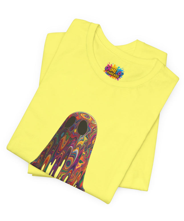 Psychedelic Ghost Rainbow Drip Spirit Tee