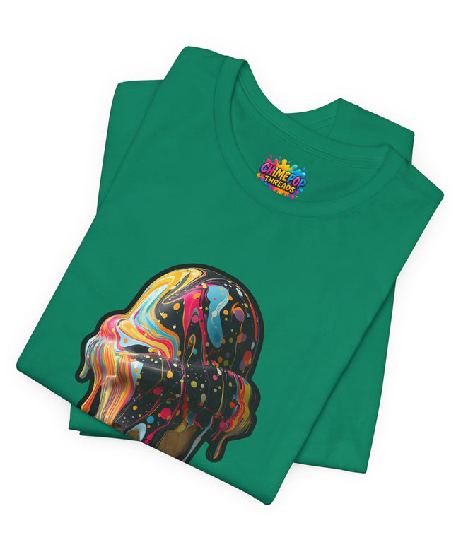 Pastel Marble Swirl Ice Cream Tee
