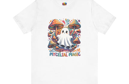 Mycelial Magic Rainbow Ghost Tee