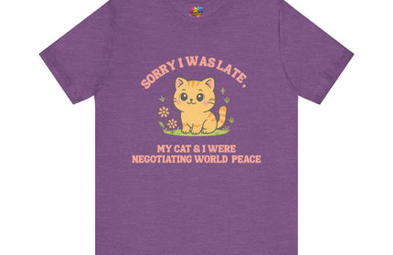 Negotiating Peace Cat Tee