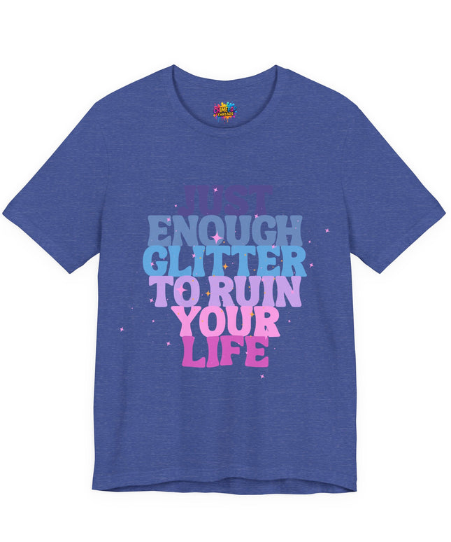Just Enough Glitter Pastel Tee