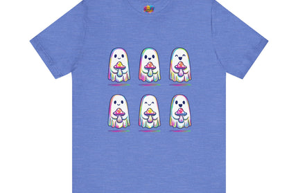 Shopify Title: Rainbow Drip Ghost Tee
