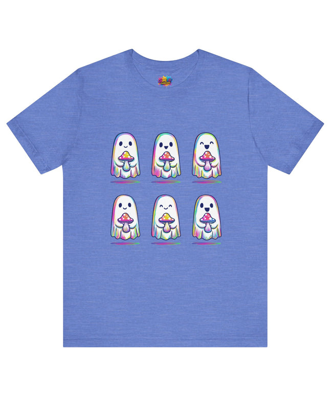 Shopify Title: Rainbow Drip Ghost Tee