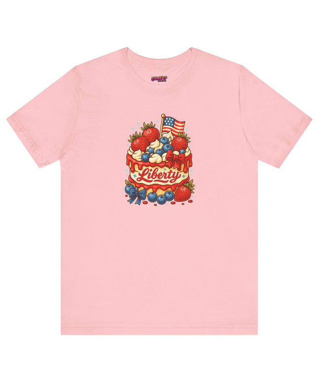 4TH OF JULY CAKE STATEMENT SHIRT