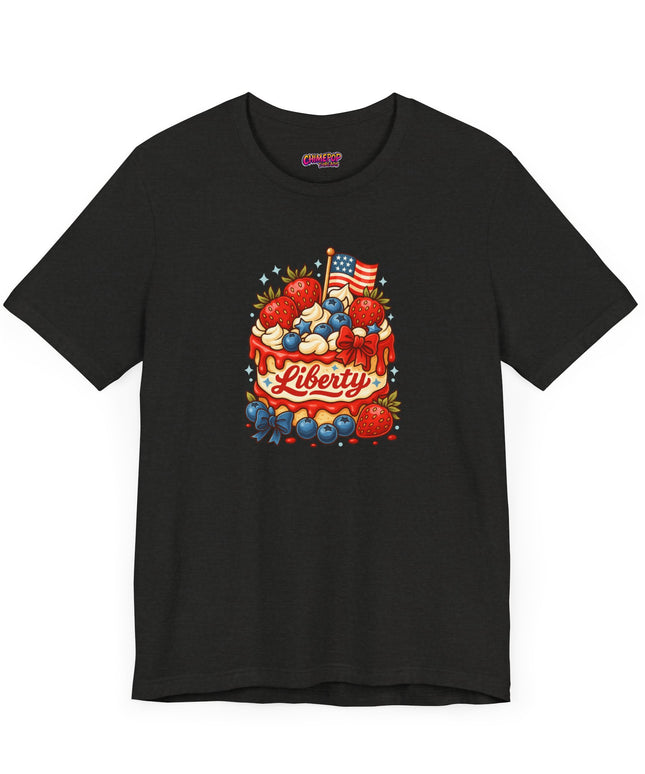 4TH OF JULY CAKE STATEMENT SHIRT