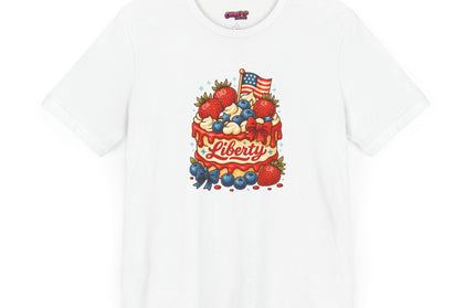 4TH OF JULY CAKE STATEMENT SHIRT