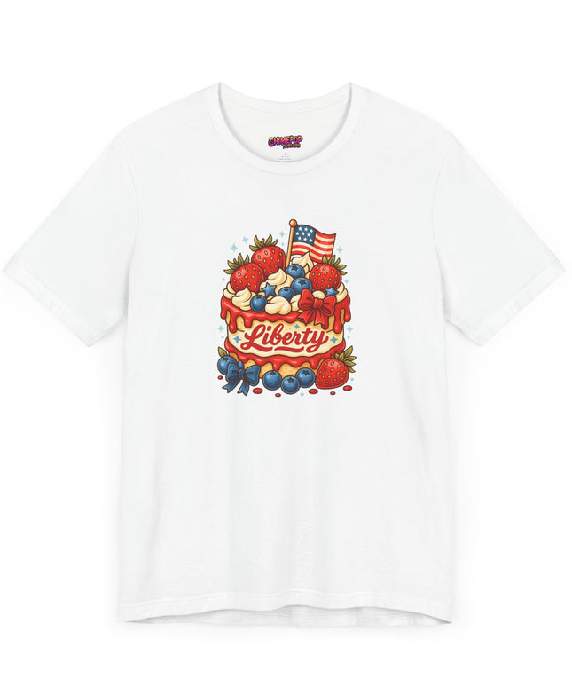 4TH OF JULY CAKE STATEMENT SHIRT
