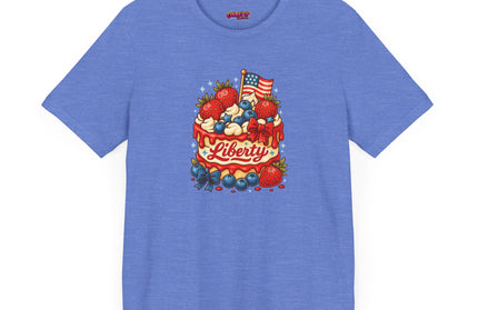 4TH OF JULY CAKE STATEMENT SHIRT