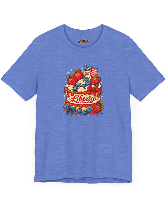 4TH OF JULY CAKE STATEMENT SHIRT