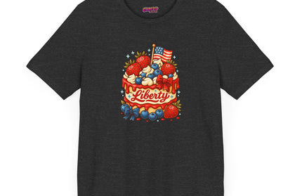 4TH OF JULY CAKE STATEMENT SHIRT