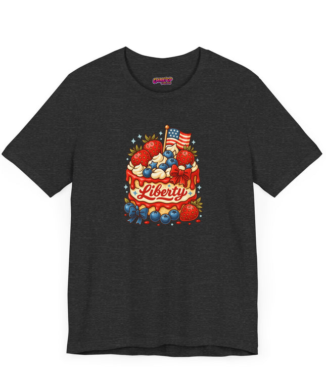 4TH OF JULY CAKE STATEMENT SHIRT