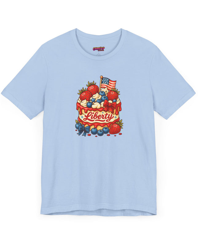 4TH OF JULY CAKE STATEMENT SHIRT