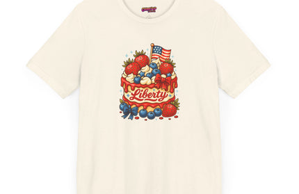4TH OF JULY CAKE STATEMENT SHIRT