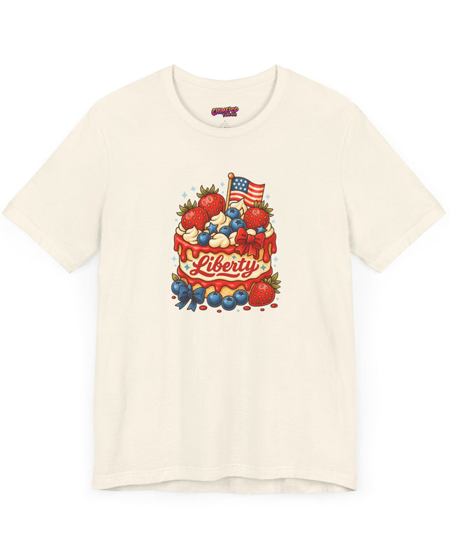 4TH OF JULY CAKE STATEMENT SHIRT