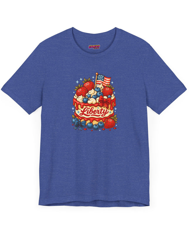4TH OF JULY CAKE STATEMENT SHIRT