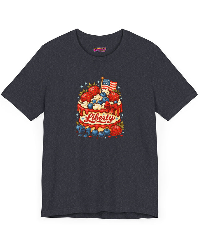4TH OF JULY CAKE STATEMENT SHIRT