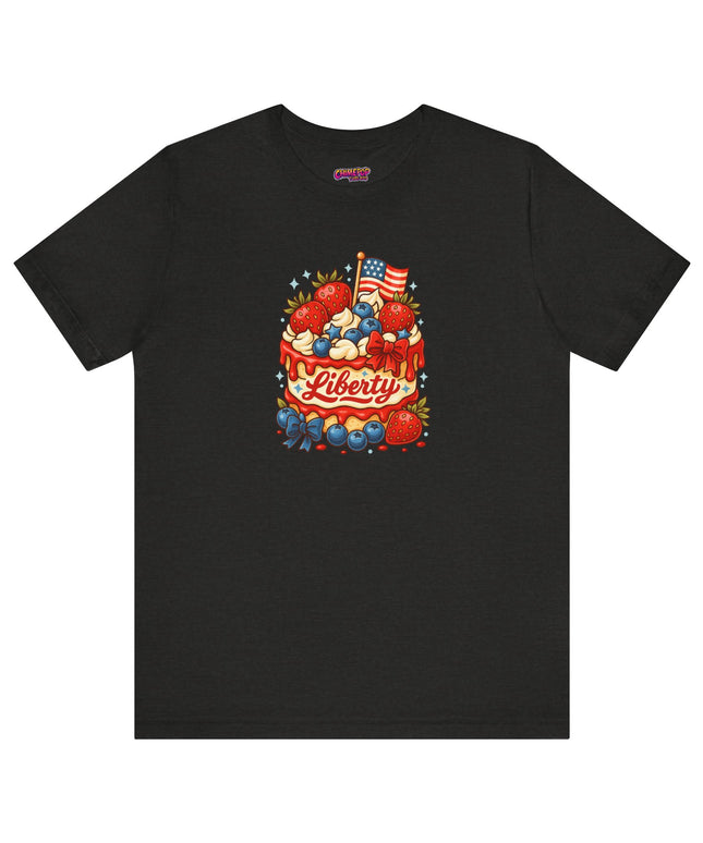4TH OF JULY CAKE STATEMENT SHIRT