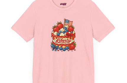4TH OF JULY CAKE STATEMENT SHIRT