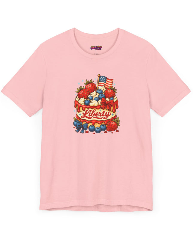 4TH OF JULY CAKE STATEMENT SHIRT