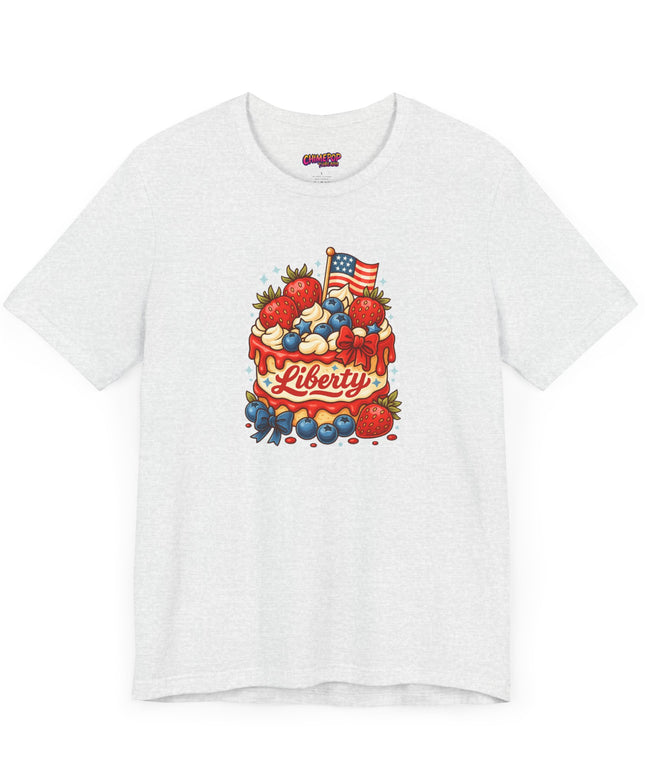 4TH OF JULY CAKE STATEMENT SHIRT