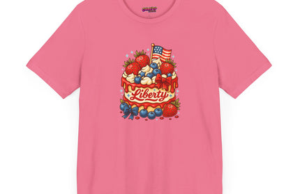4TH OF JULY CAKE STATEMENT SHIRT