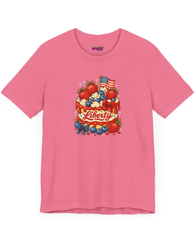 4TH OF JULY CAKE STATEMENT SHIRT