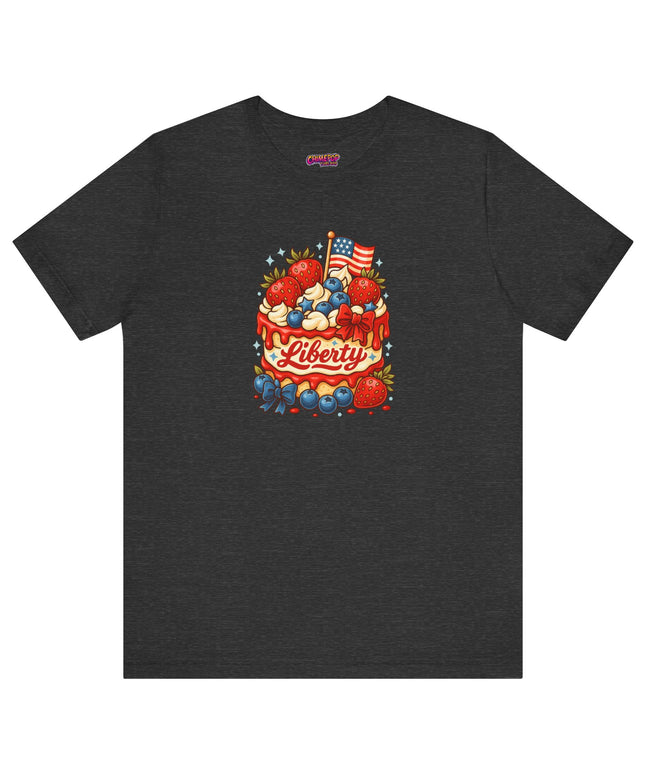 4TH OF JULY CAKE STATEMENT SHIRT