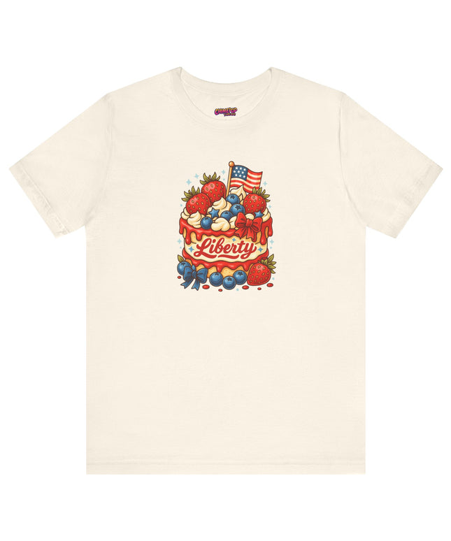 4TH OF JULY CAKE STATEMENT SHIRT