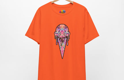 Pastel Ice Cream Symmetrical Drip Tee